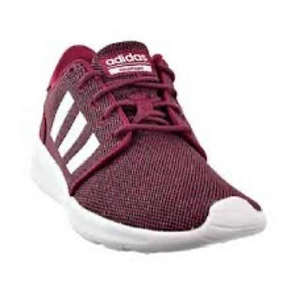 Adidas Cloudfoam QT Racer Running Women's Shoes - Maroon/White - Picture 16 of 16